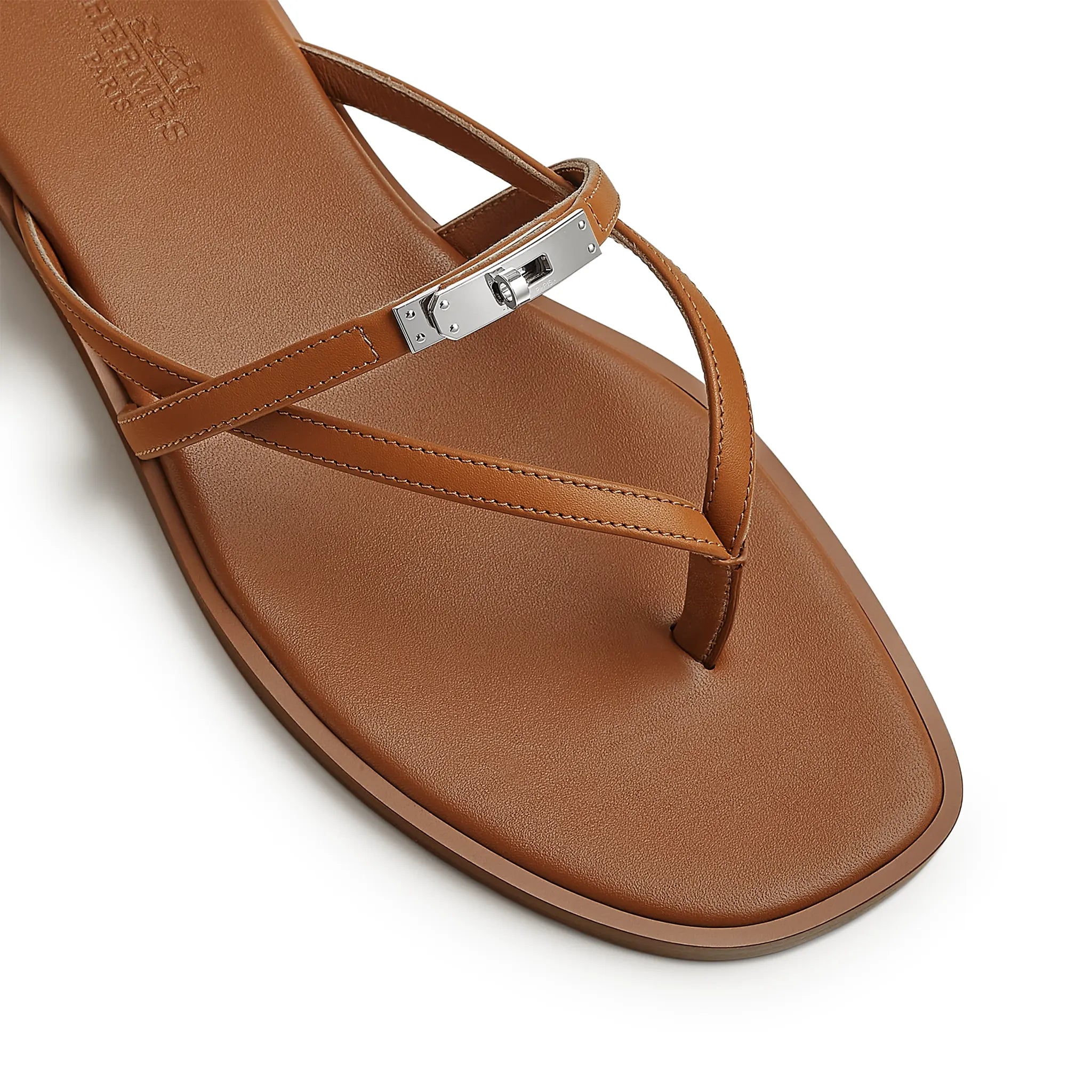 Detailed View of Hermes Paris Miss Naturel Sandal H261038Z A3340